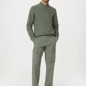 [NWT] Frank And Oak The Joey Straight Cargo Pant in Boreal Green Size 31X32